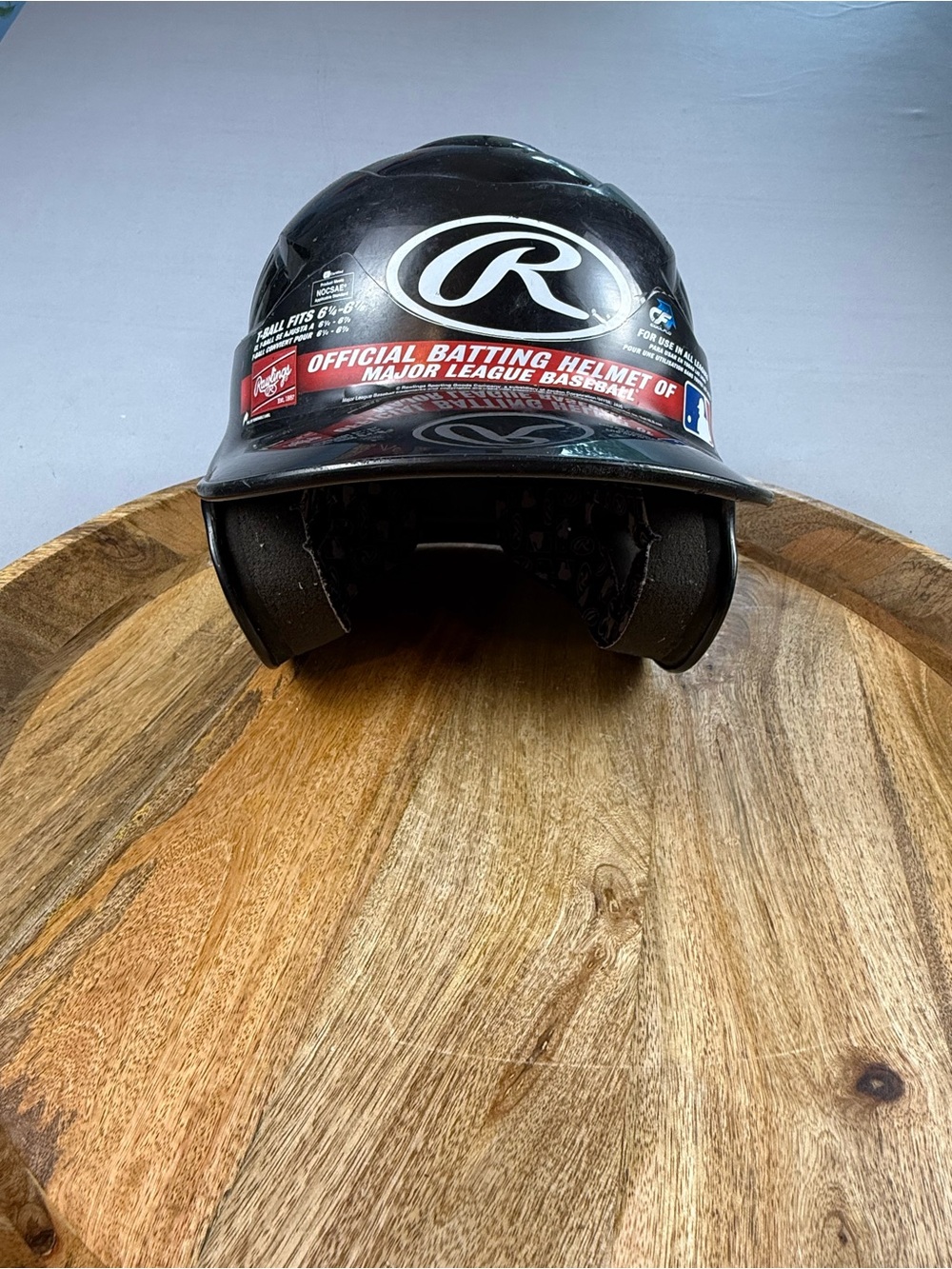 Rawlings Official MLB Youth T-Ball Batting Helmet Black 6¼-6⅞